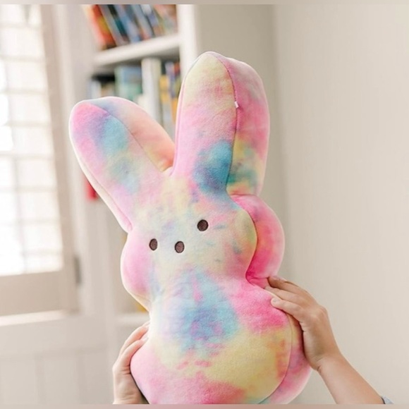 NWT Colorful Tie-Dye PEEP Bunny Plush - Picture 1 of 5